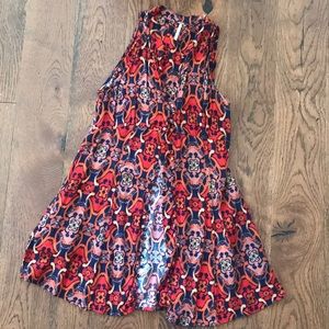 FREE PEOPLE BUTTON DOWN MINI DRESS